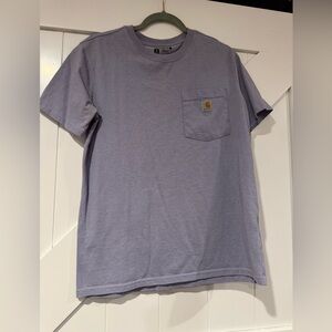 Carhartt Loose Fit Heavyweight Short-Sleeve Pocket T-Shirt Womens Medium Purple